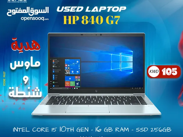 USED LAPTOP HP   840 G7  CI5  10TH GEN