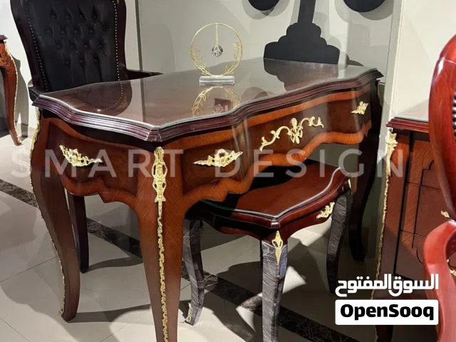 مكتب مدير كلاسيك/مكتب فرنساوي كلاسيك/مكتب وزاري خشب زان مطعم بالنحاس أثاث مكتبي