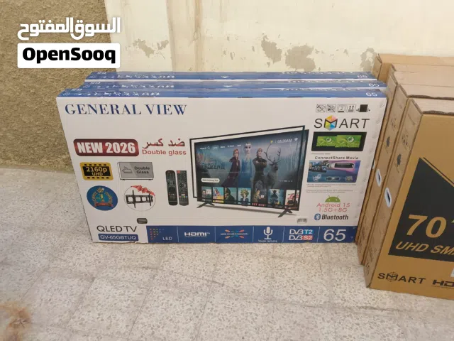 عرض نااار على شاشه جنرال  65 بوصه QLED  فور كي ضد الكسر سمارت اندرويد 15