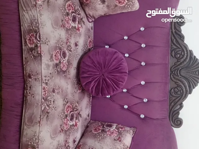 كنب خشاب زان 7مقعد مع برادي وسجاده