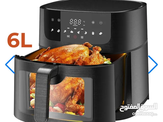 Friteuse Sans Huile 6L avec Grande Fenêtre et écran Tactile LED