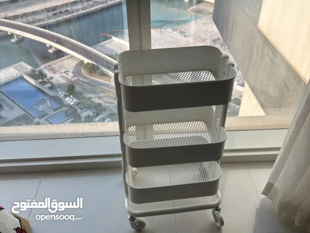 Trolley with a three basket