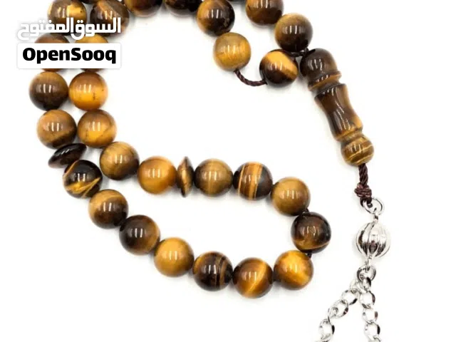 مسبحة من ارقى الاحجار العقيق والتايكر