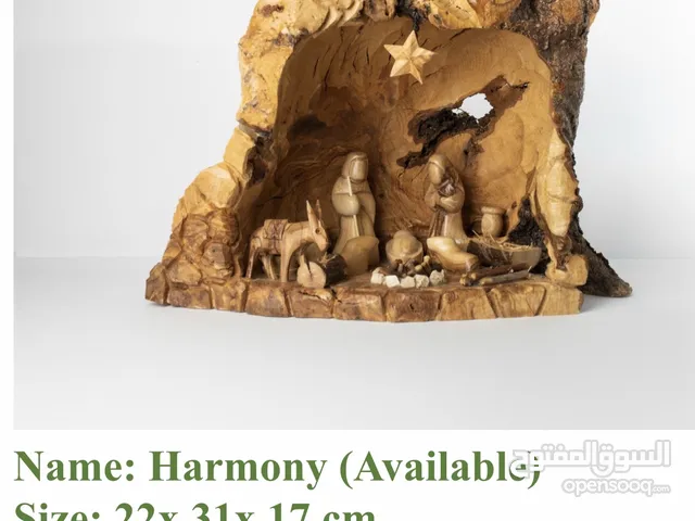 Christmas nativity scene from the Olive wood of Beithlehem