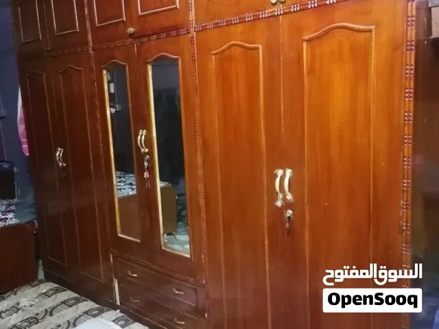 غرفه خشب نوم جربايه +زاويه +كنتور +ميز امرايه