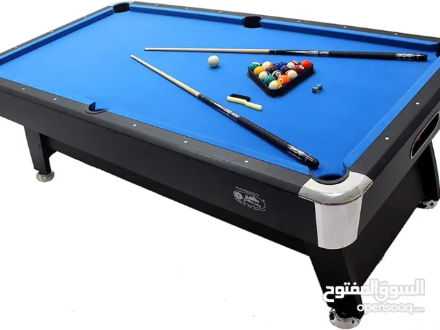 طاولة بلياردو 8 قدم نوعيه ممتازة شامل التركيب والتوصيل مثالية لألعاب البلياردو العائلية والنادي....