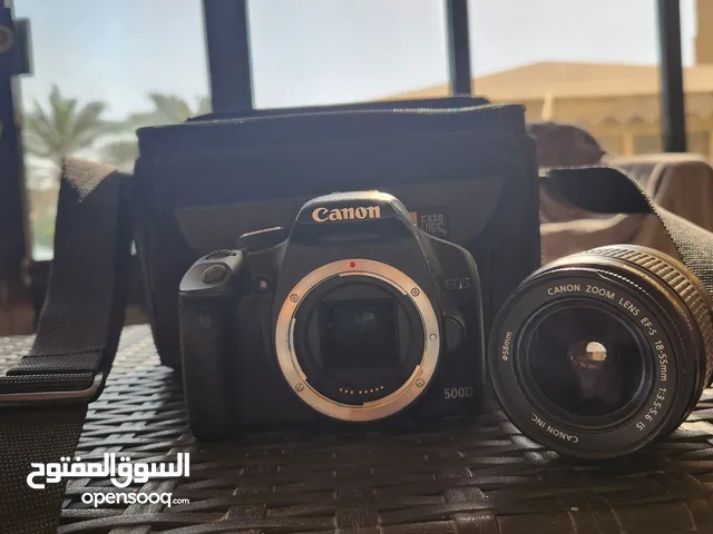 Canon EOS 500D للبيع كامرة عدسه 55-18