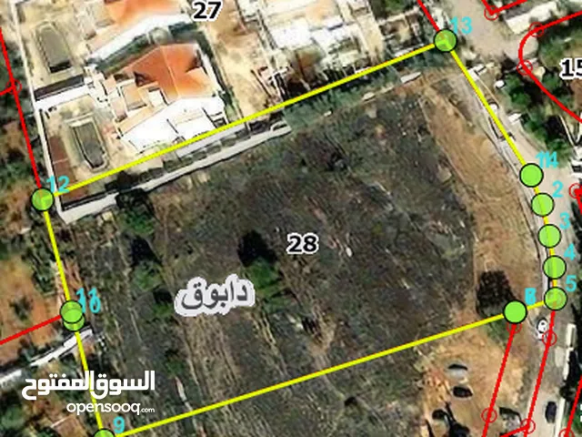 Residential Land for Sale in Amman Dabouq