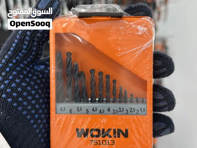 WOKIN  13PCS Twist Drill Bits set with SIYAB  مجموعة رؤوس مثقاب لولبية من WOKIN مكونة من 13 قطعة