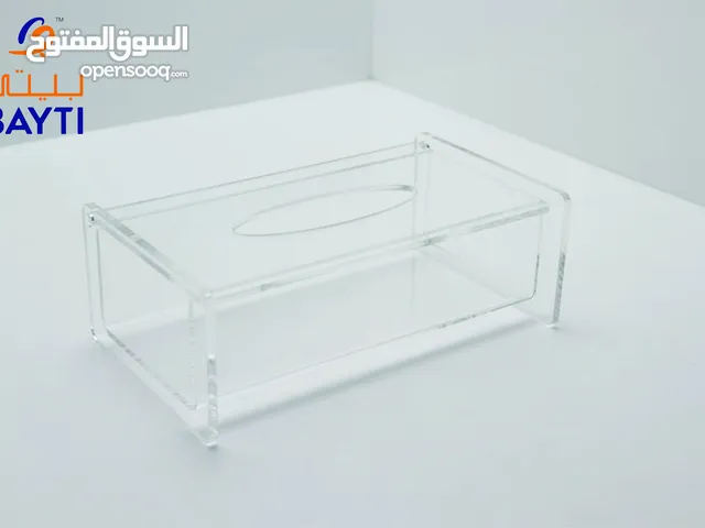 Rectangular Tissue Box Clear