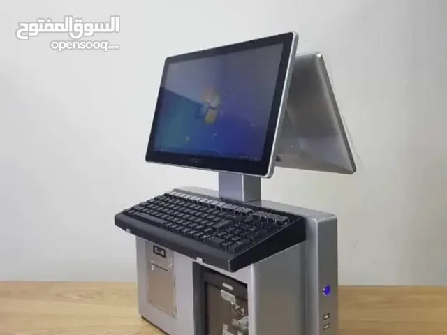 أجهزة كاشير / رفوف خشب/ رفوف زجاج/سلات عرض/ سلات زبائن