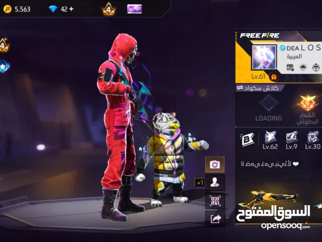Free Fire Accounts and Characters for Sale in Casablanca