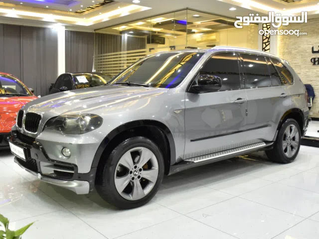 BMW X5 4.8i ( 2008 Model ) in Grey Color GCC Specs