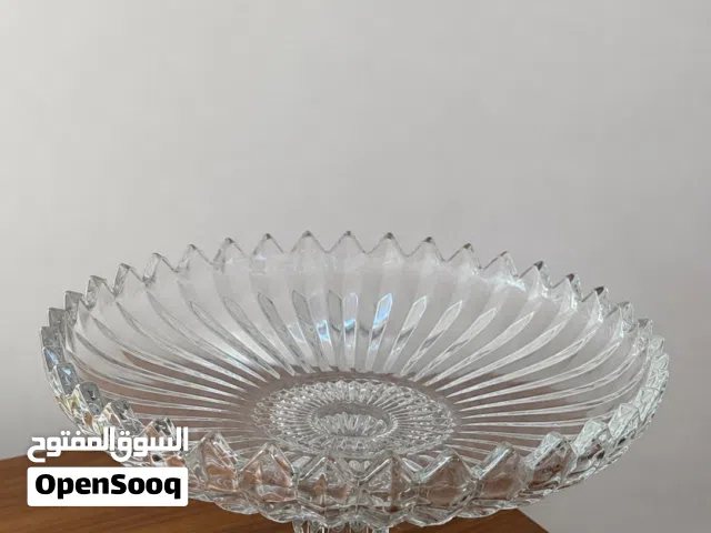 صحون تقديم زجاج