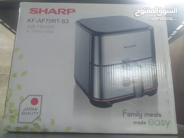 قلاية هوائية شارب 7 لتر 1650 واط ستانلس  نوع Sharp  KF-AF70RT-S3