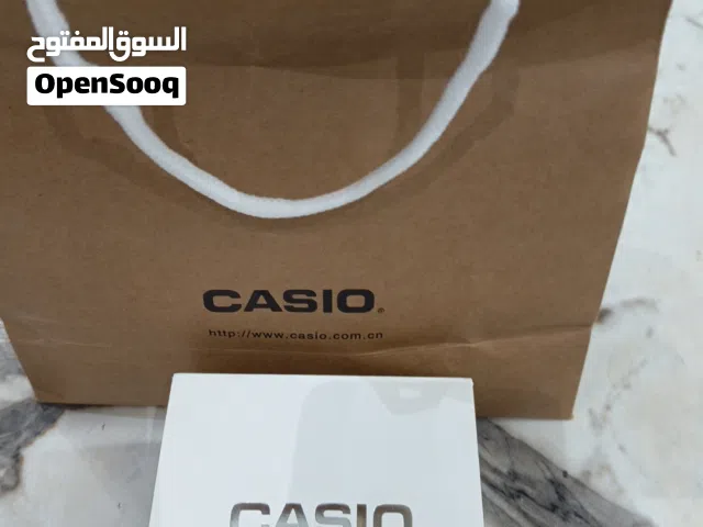 ساعه كاسيو نضيفه وجديده مو شرط المقاس الي موجود تقدر تخليها اي مقاس تصغيرها أو تكبيرها