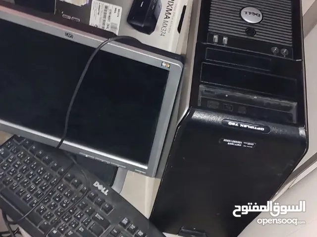 طابعه +شاشه+  كمبيوتر