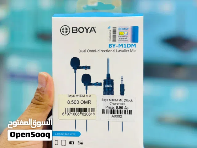 Brand New Boya Dual Mic in Oman  Dual Microphones  2 Year Warranty