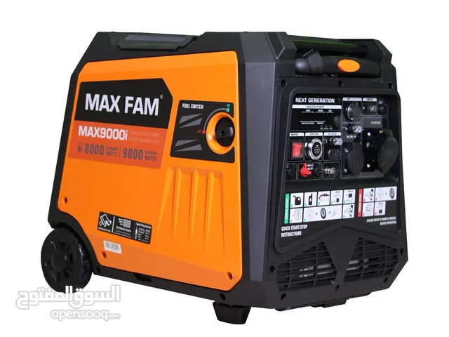 MAX FAM 9000 Watt Silent Gasoline & LPG Remote Control