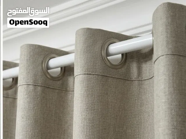 ستارة كتان مستورد فخمه وأنيقة عرض 3 م