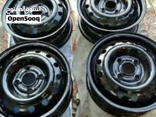 بيع طقم جنوط حديد الأصلى بالطاسات لسيارة لانسر قرش مقاس 16