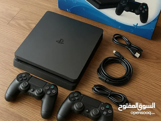 جهاز بلاستيشن 4 سليم وان تيرا مهكر نظام 9.00 مع الالعاب يدين وحده وكالة والثانية تجاري درجة اولى ا