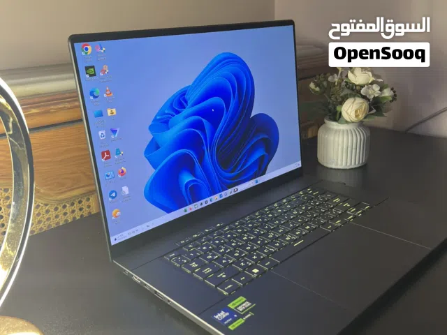أقوى لابتوب ألعاب وتصميم 2024 – RTX 4070 / 32GB RAM