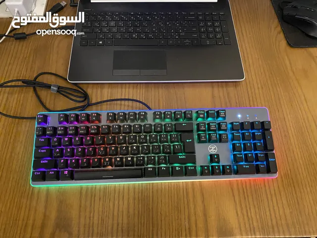 ميكانيكال كيبورد من تيكنو زون E-28 استعمال يوم 1 فقط بحالة الجديد.