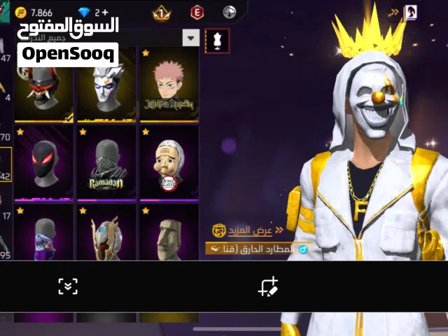 Free Fire Accounts and Characters for Sale in Ouarzazate