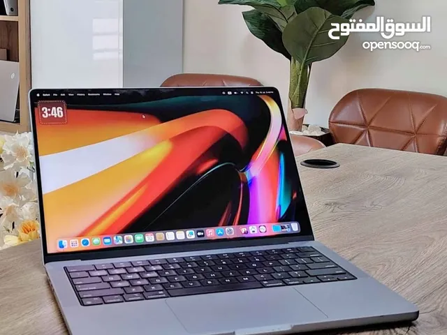 Macbook pro M1pro 14inch 2021 Space Gray بضمان وخدمة ما بعد البيع مش موجوده في مصر