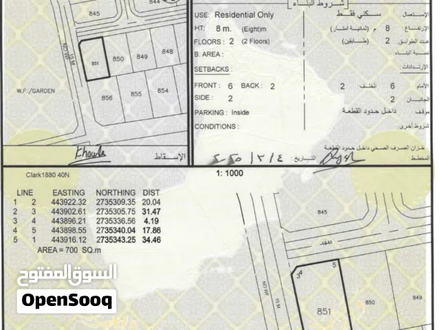 ارض في الغوابي قريب الشارع العام