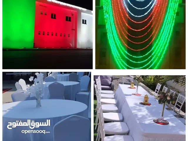 تاجير كراسي و طاولة. خيام. مكيف مال مي. أطفال كراسي و طاولة chair and table for rentt.