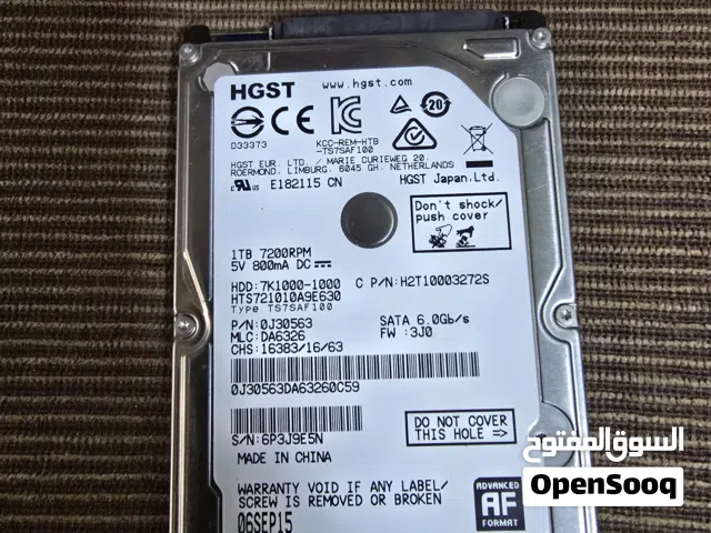 هارديسك 1TB سرعة 7200