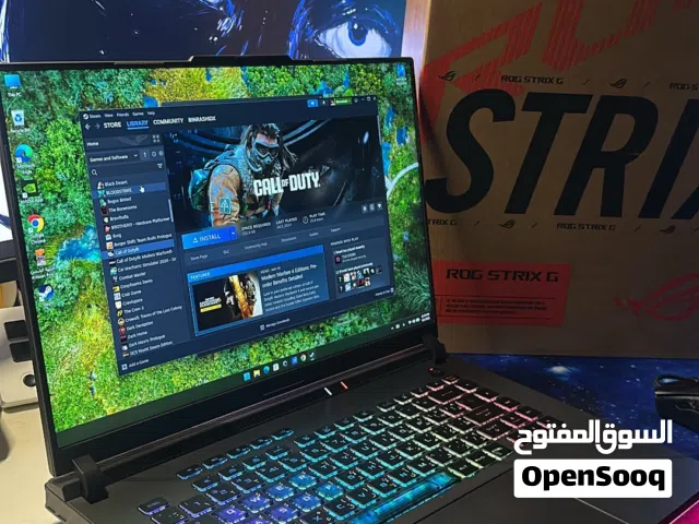 إعلان بيع لابتوب ASUS ROG STRIX G16 بحالة ممتازة