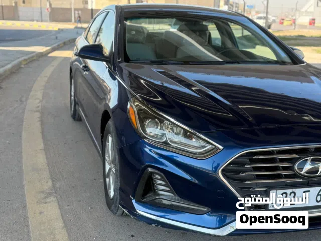 سوناتا 2019 وارد امريكي حادث بسيط بدون ايرباك رقم اربيل الدولي