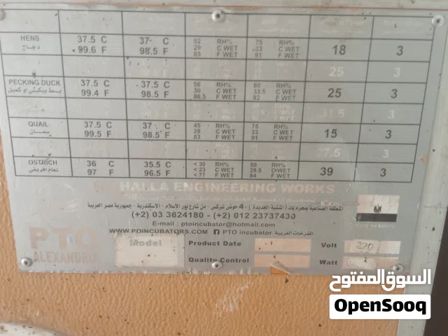 فقاسه 228 بيضاء نسبه تفكيس 80%
