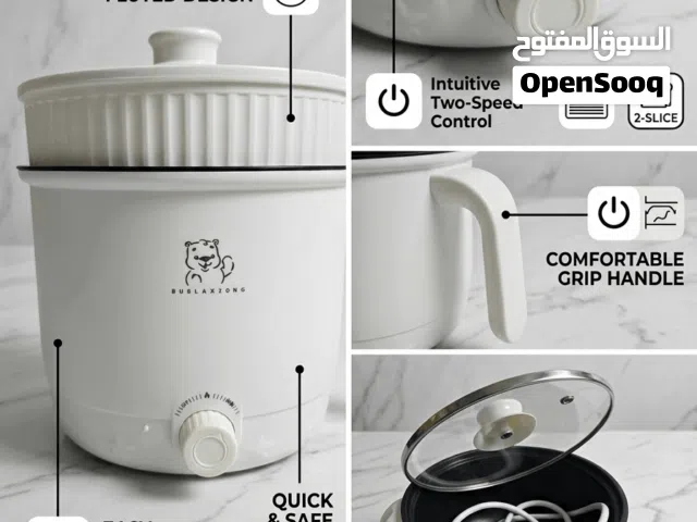 Universal Electric Multi-Cooker Pot - Quick Heating & Easy Clean