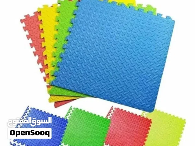 ارضيات فوم بزل سماكة 1سم مقاس 60 سم في 60 سم البكيت يحتوي 4 قطع. متوفر خدمة التوصيل