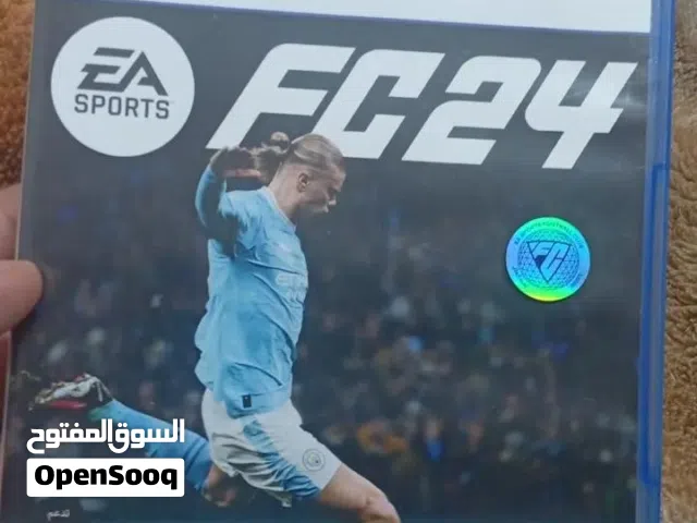 Cd fc 24 ps5                                                              حالة وكالة معو جميع وراقه