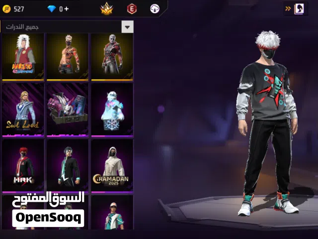 حساب فري فاير للبيع