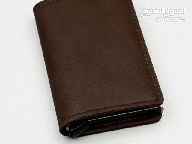 Automatic RFID Leather Wallet – Pop-Up Card Holder
