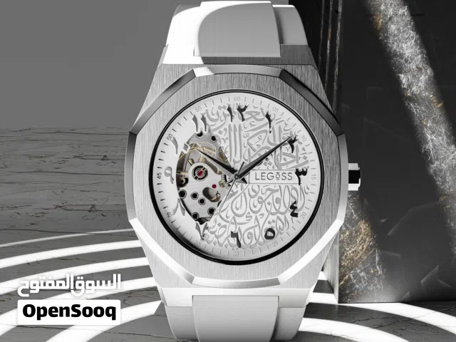 Legoss Arabic Calligraphy white watch