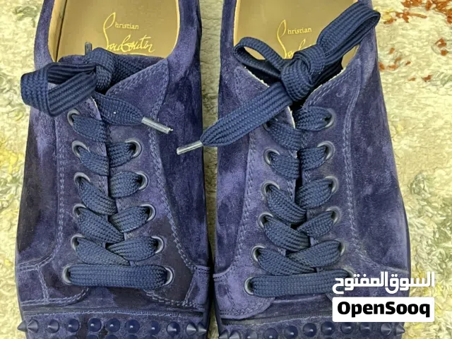 Christin louboutin blue men