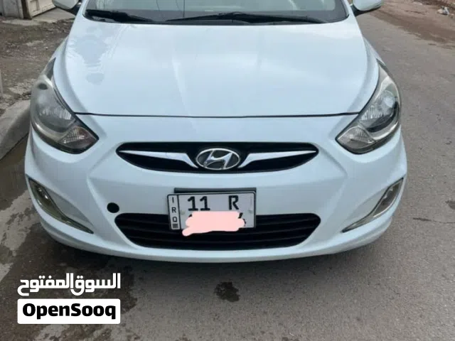 سلام عليكم اكسنت موديل 2015 محرك 1600 دوش سياره خليجي بسمي مشروع وطني رقم بغداد جديد هزه جديد سنوية