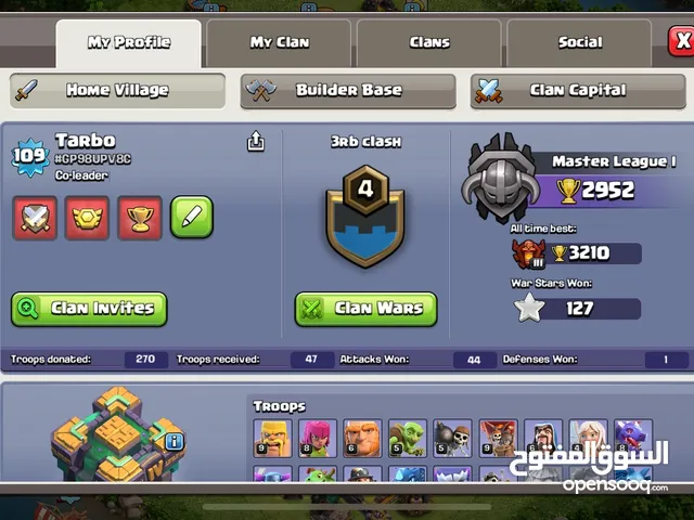 Clash of Clans Accounts and Characters for Sale in Zagazig