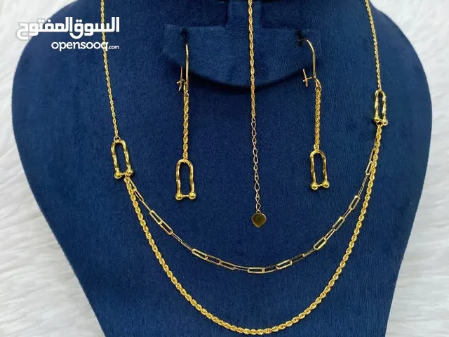 طقم ذهب عيار 21