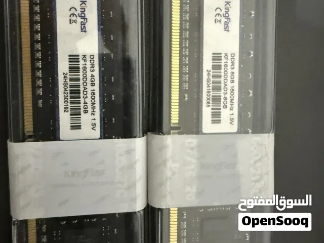 Ram ddr3 8giga 1600mhz جديده