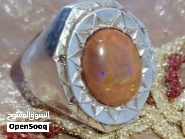 خاتم فضه صياغة المبدع جراح اوبال نوادر