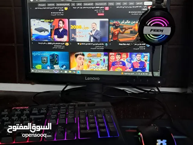 كمبيوتر العاب قوي جدا pc gaming شبه جديد 175 وقابل لتفاوض بشيء بسيط