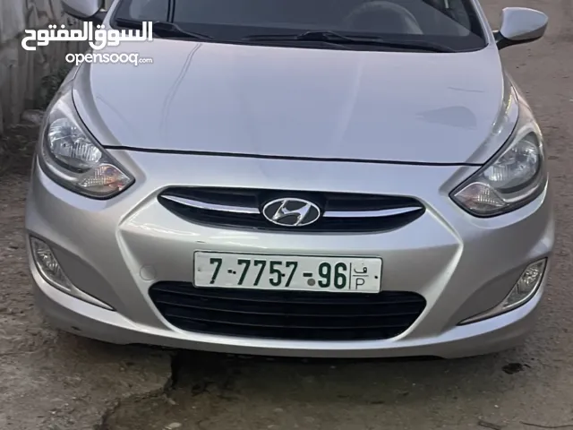 هونداي اكسنت  2014 بلرخصه مطور 1400فحص مرفق بلصور